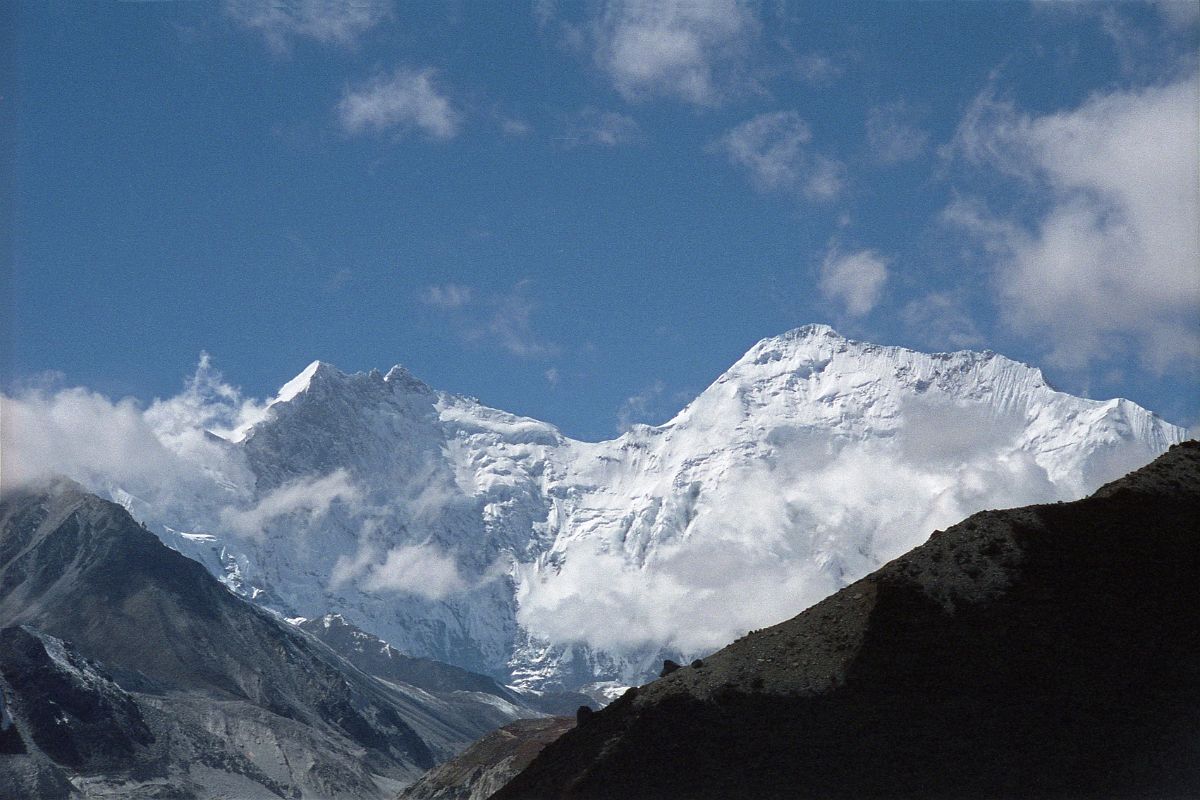 08 Lhotse And Everest Kangshung East Faces From Just Before Hoppo Camp